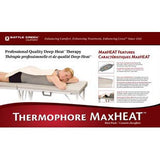 The Thermophore MaxHeat is a heating pad like no other.  It gives a deep moist heat and is professional in quality.  It comes with a cover and switch with three levels of temperature. It is an essential in all clinic types and great for client care.  Ideal for muscle aches and pains