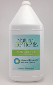Myo-Ther Signature lotion has a creamy texture.  It has long lasting glide, it does not leave an odour and wipes of the skin very easy.  It is hypo-allergenic,  and water soluable so it won't stain your sheets.  It is also Canadian made!