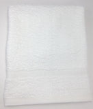 Face Cloth cotton/poly 12X12 Our white cotton/poly face cloths are an every day need in a busy massage clinic, spa or clinical setting.  They work really well in a hot towel warmer, in hydrotherapy treatments (barrier under a small ice or heat pack), or handy for client use for various things.  size 12 x 12
