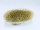 Body Brush With Removable Handle These dry brushes are perfect for the bath or dry air massage. Use them everyday to exfoliate dry skin and the stimulate blood circulation.  Great for skin wellness.  It comes with a removable handle.  Great for use during hydrotherapy treatments.  Great for spas.  Made from all natural materials.